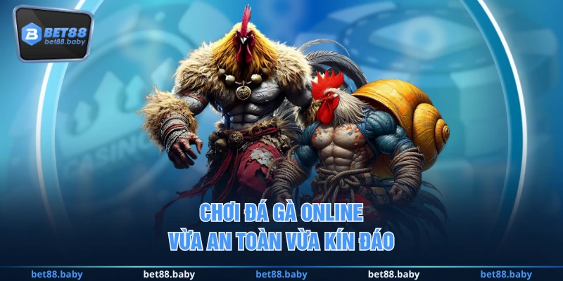 Chơi đá gà online vừa an toàn vừa kín đáo