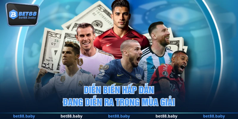 Diễn biến hấp dẫn đang diễn ra trong mùa giải