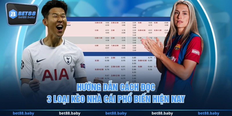 Hướng dẫn cách đọc 3 loại kèo nhà cái phổ biến hiện nay